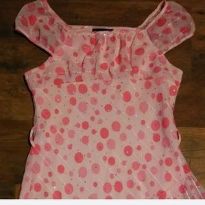 Disorderly Kids Pink Hi-Lo Dress Girl's Size: 16